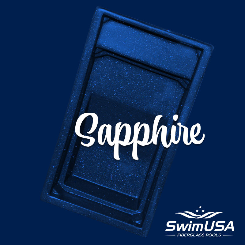 sapphire dark blue fiberglass pool color