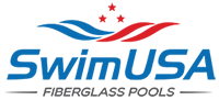 SwimUSA Fiberglass Swimming Pools Logo
